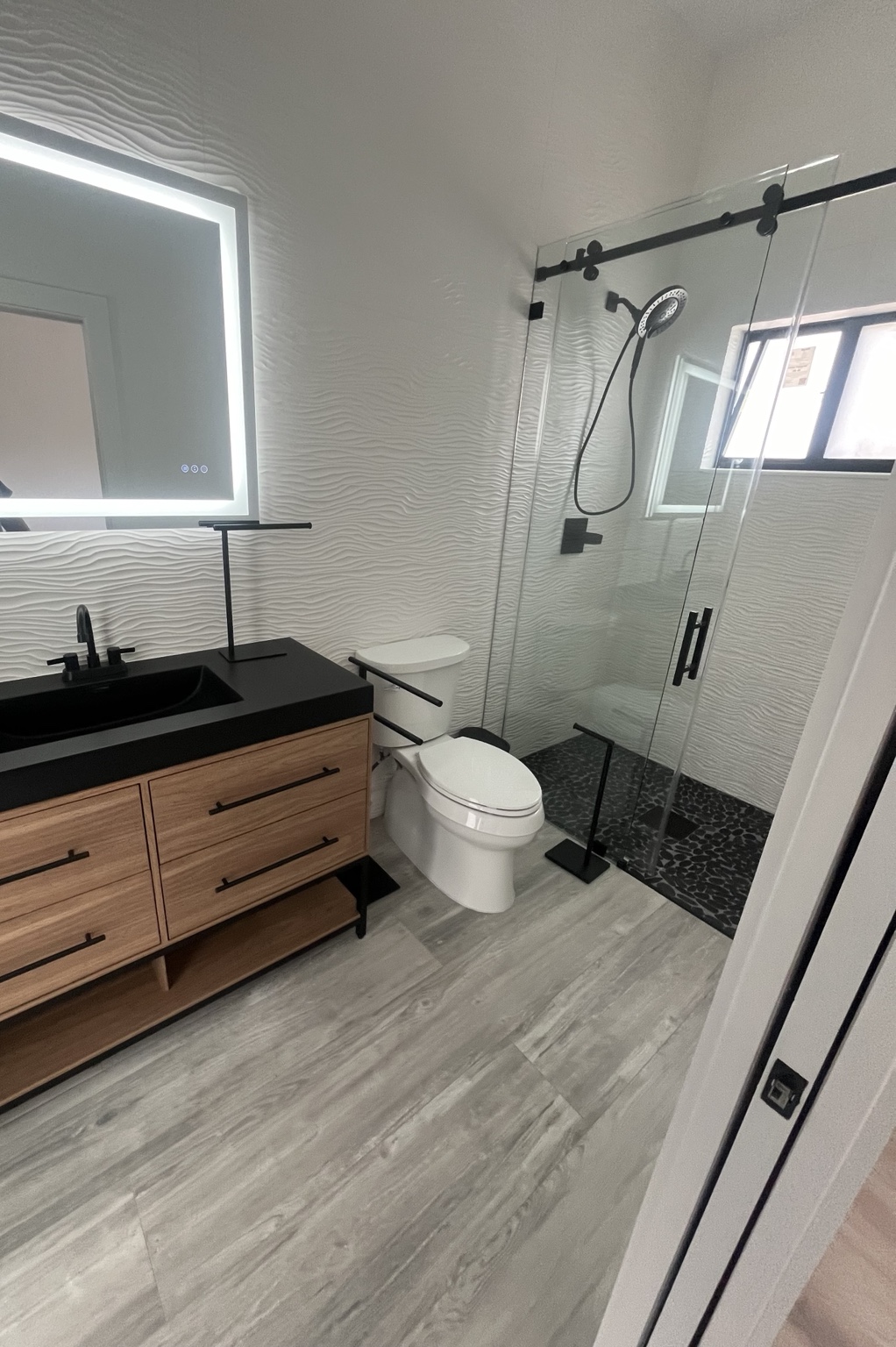 Full bathroom build - after