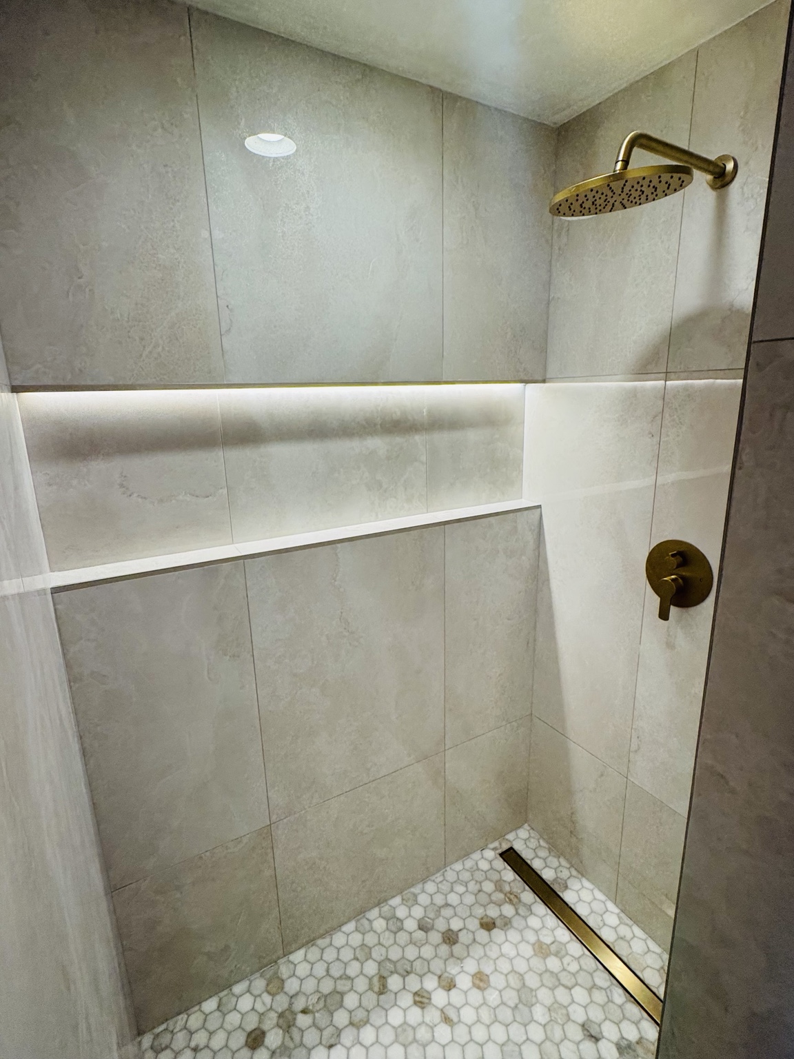 Walk-in shower remodel - after