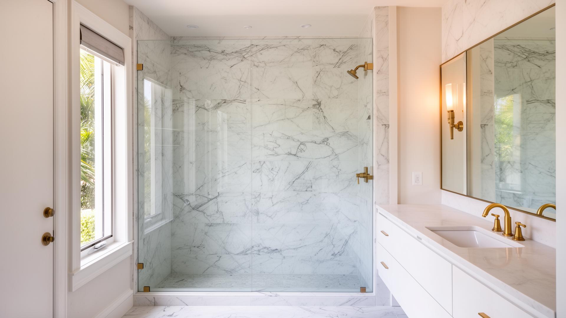 Luxury Miami bathroom remodel by Ocana Design Build